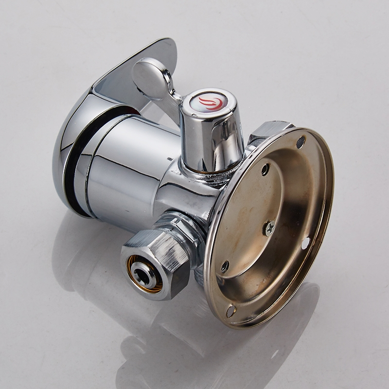 太阳能热水器混水阀明装带上水符象淋浴冷热水龙头混合阀洗澡老式开关