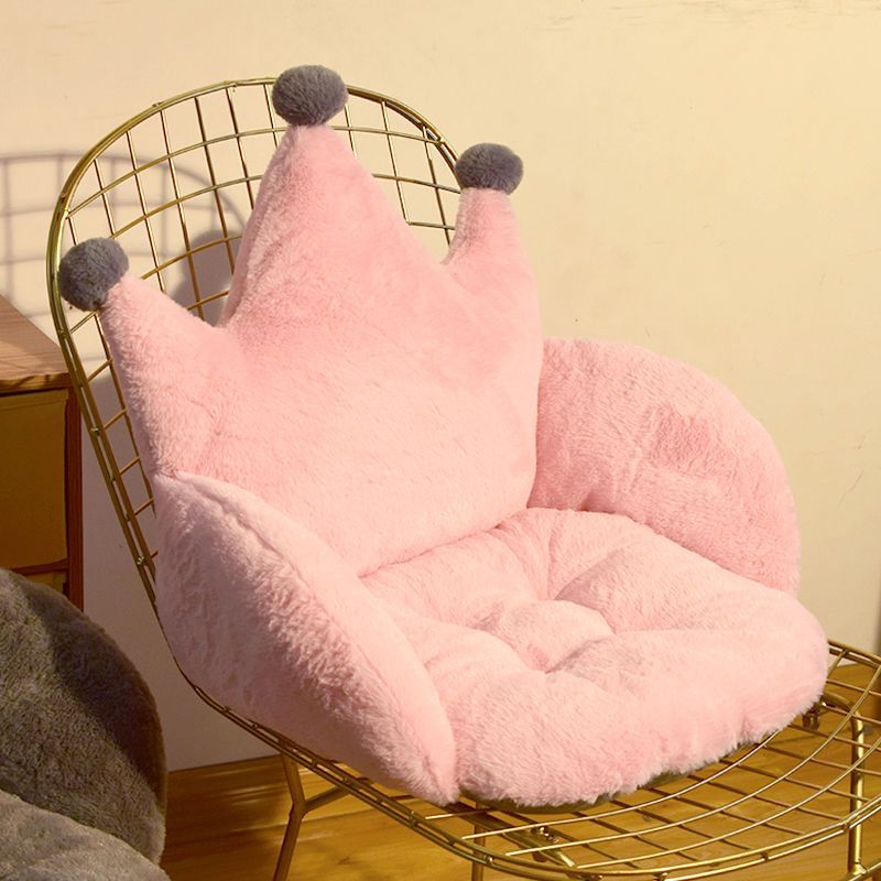 椅子毛绒坐垫靠垫一体办公室久坐不累地上屁股垫子懒人垫学生座垫