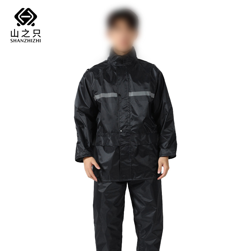 山之只 整理用具 分体式雨衣雨裤套装 M-XXXXL 套高清大图