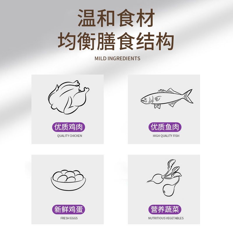 含裙带菜1斤装-36%选择 朗仕膳食猫粮试吃装含裙带菜幼猫成猫通用型散装天然低盐猫咪主粮