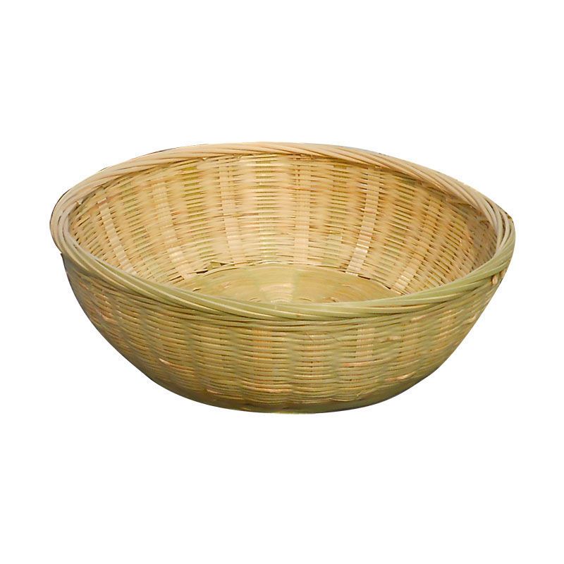 竹篮子家用馒头手提竹篮编织篮子竹编制品簸箕收纳筐小竹筐菜篮子