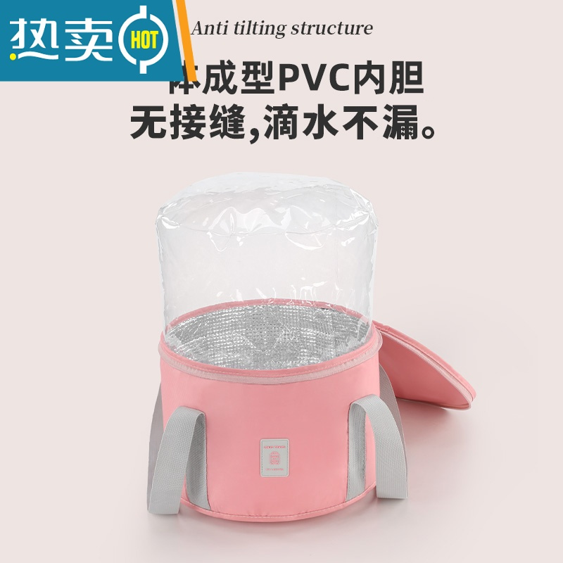 JING PING泡脚桶可折叠家用加高加深洗脚袋便携式宿舍保温过小腿过膝足浴盆