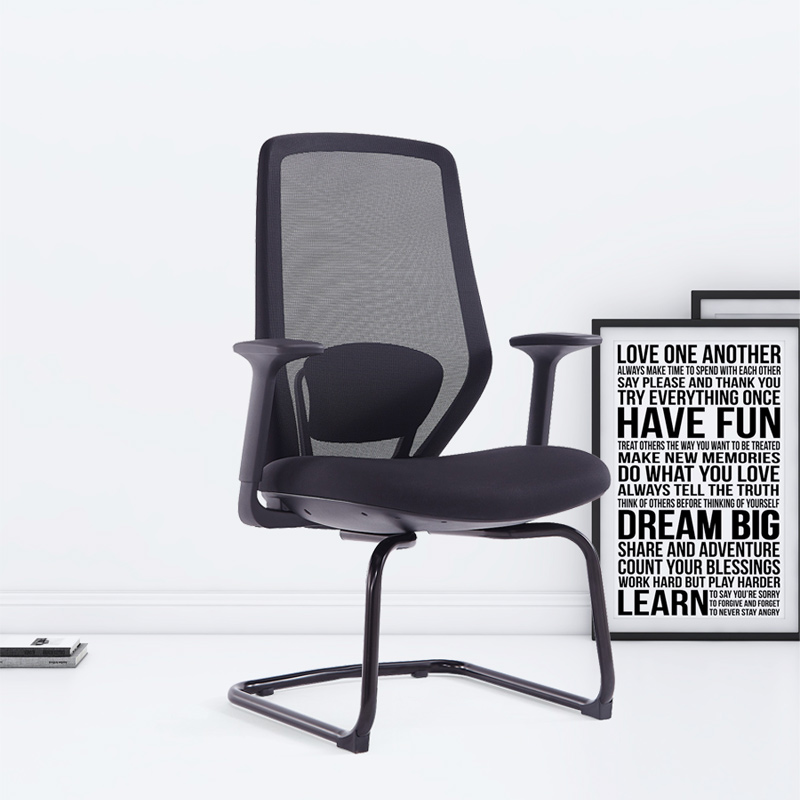 臻远ZY-7824 弓形椅办公椅人体工学椅电脑椅高清大图