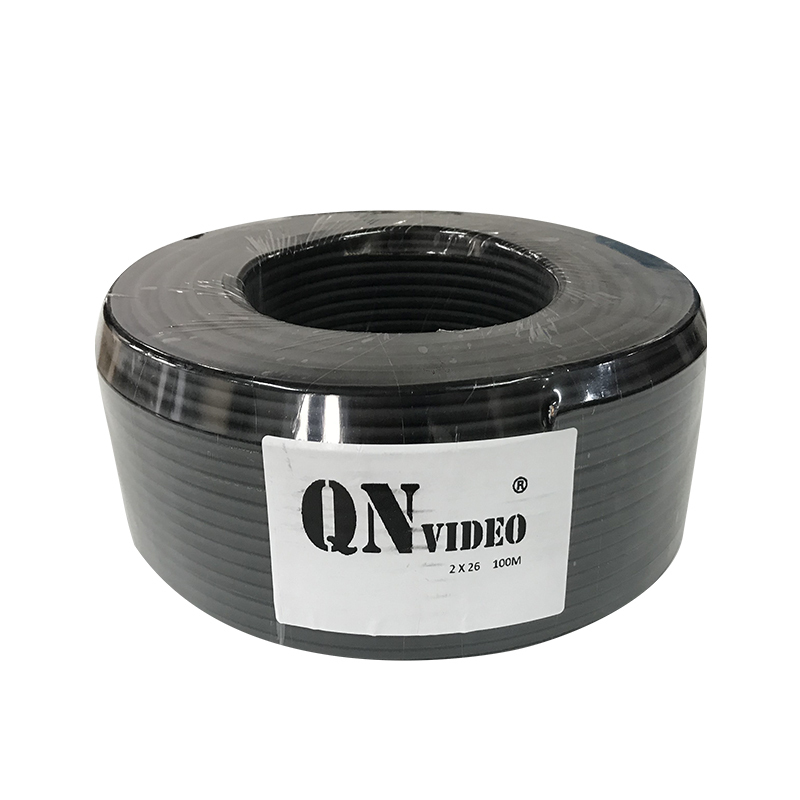 启诺 QN-KS26 高纯度无氧铜双芯音频话筒线 家商用双芯线