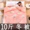 春秋被夏凉被薄被子加厚保暖冬被子棉被芯双人单人学生被子丝绵被