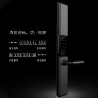 博世(BOSCH)指纹锁 智能锁家用防盗门密码磁卡锁 自动滑盖智能门锁 ID80墨岩灰