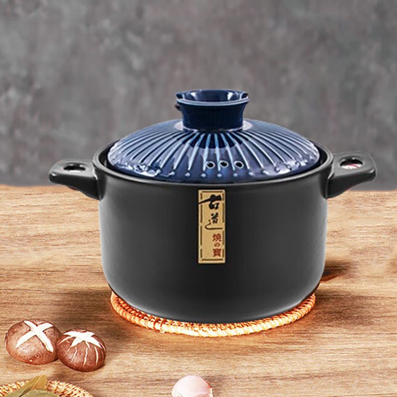 美厨陶瓷煲4.5L砂锅汤锅炖锅养生煲手工彩釉耐干烧MCTC3316