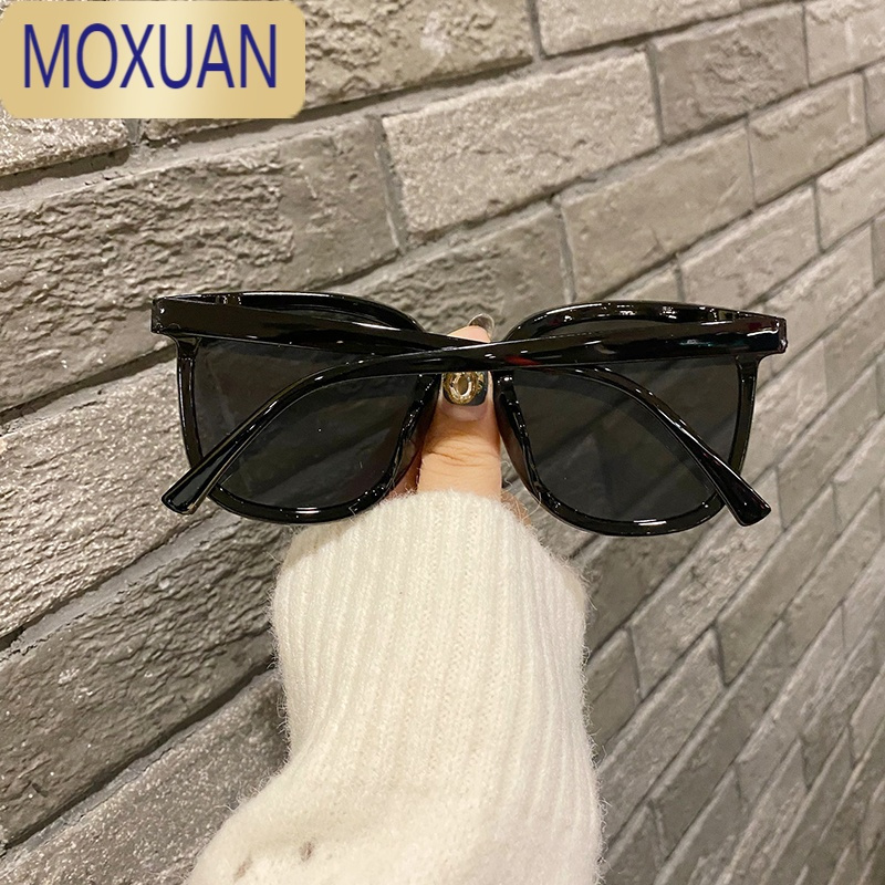MOXUAN大框防晒ins款女圆脸大脸显瘦方框小脸墨镜开车男太阳镜