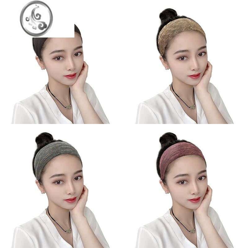 JiMi遮白发头箍透气宽边发箍成人压发带韩版发卡女压碎发头饰简约时尚