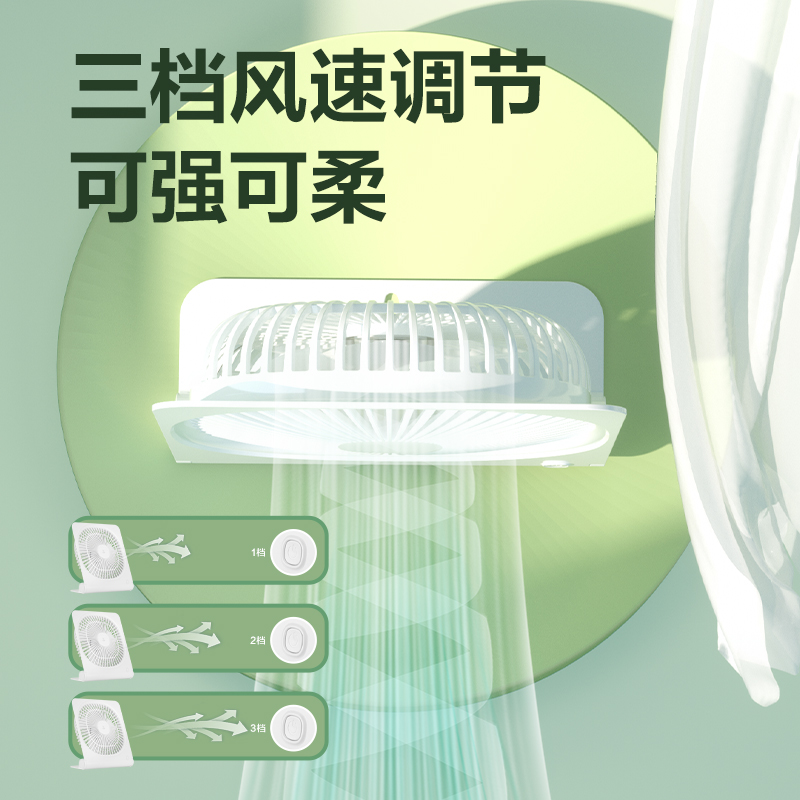 3680A-桌面风扇(白色)高清大图