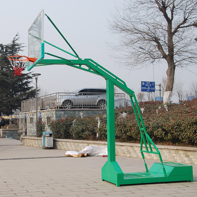 得力(deli) 户外篮球架 标准篮球架 成人 室外篮球架