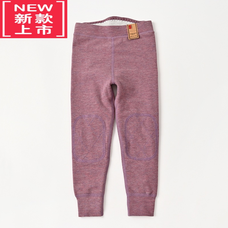 可莉允美雅碧儿童高腰护肚保暖裤 打底裤 男女童双层恒温棉裤秋冬款童装
