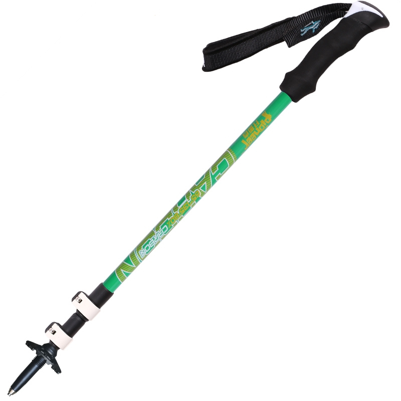 开拓者pioneer登山杖碳素伸缩手杖老人用拐杖徒步杖登山拐棍户外装备