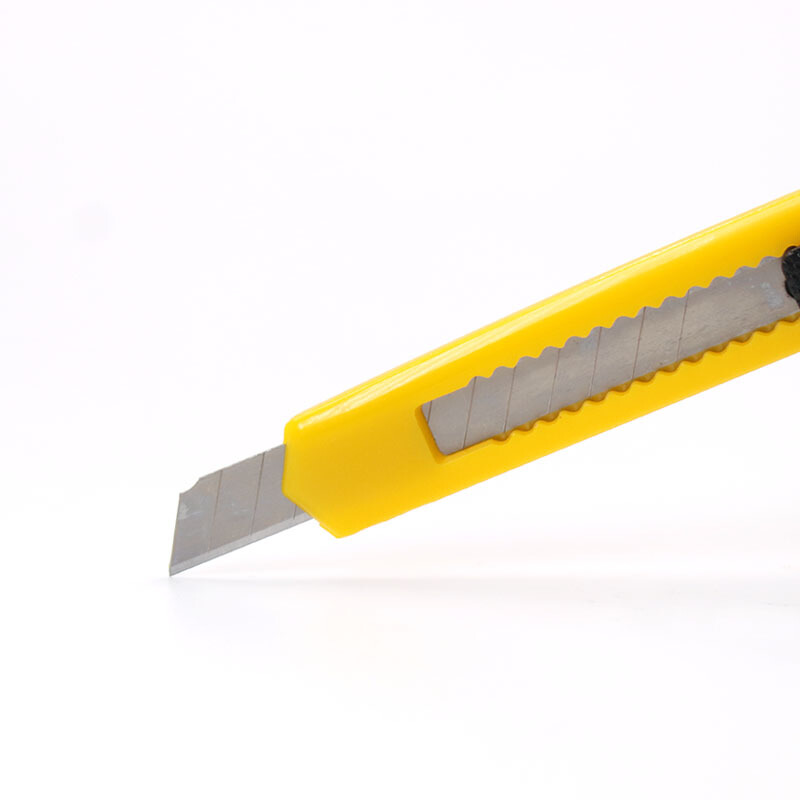 欧标(MATE-IST) 美工刀 壁纸刀切纸刀裁纸刀 带推锁伸缩刀 小号宽9mmB2442高清大图