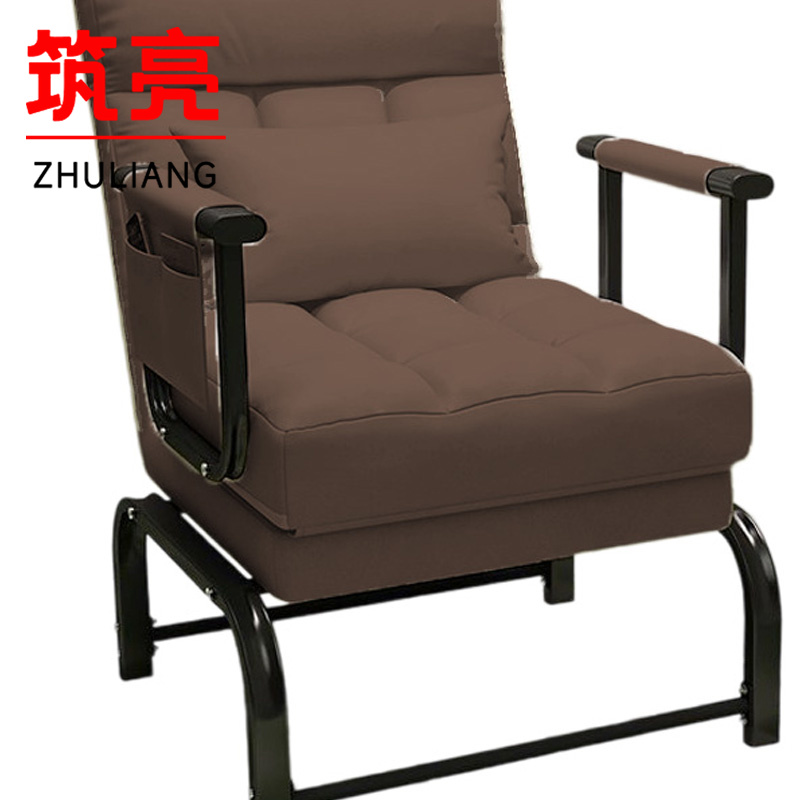 筑亮 午休躺椅 65*65*97cm棕 把高清大图