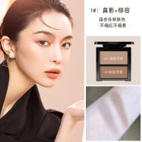 01#栗子酥 送化妆刷 novo高光修容盘鼻影阴影脸部提亮瘦脸立体生姜高光闪粉两用一体盘