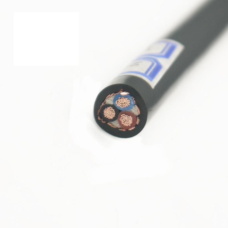 酷客kuke25平三芯铜芯护套线软线电源线100盘hb