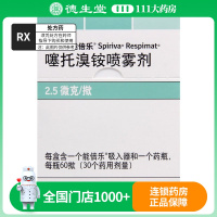 思力华 噻托溴铵喷雾剂 60揿*1瓶/盒