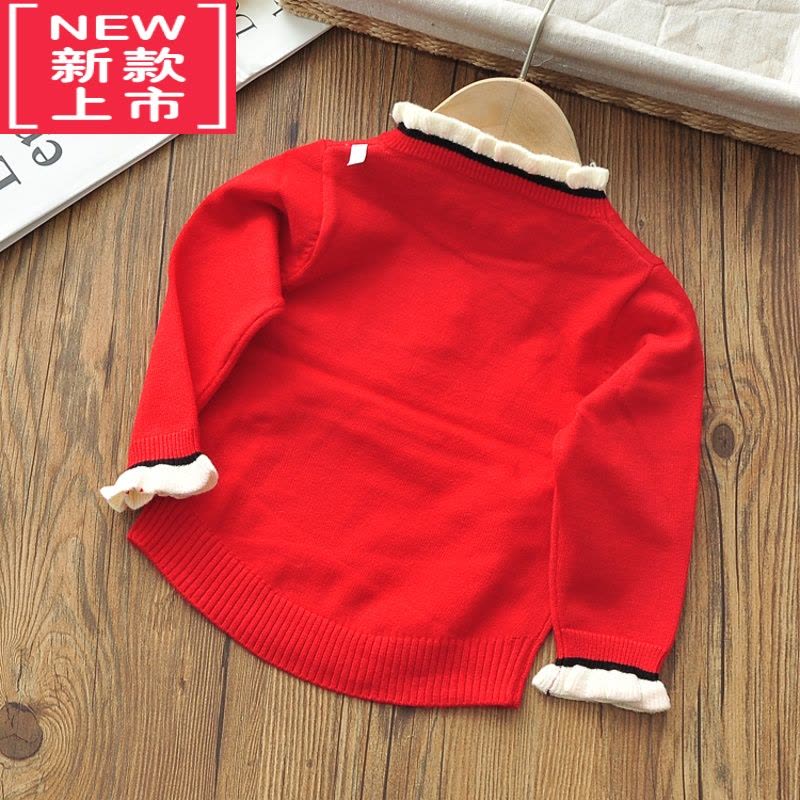 可莉允女宝宝春装1-3岁婴儿打底衫儿童针织衣春秋小童线衣秋装4女童毛衣图片