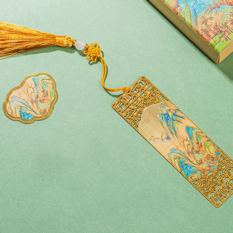 拓栢 古风文创金属书签礼品套装 BW-36C 盒高清大图