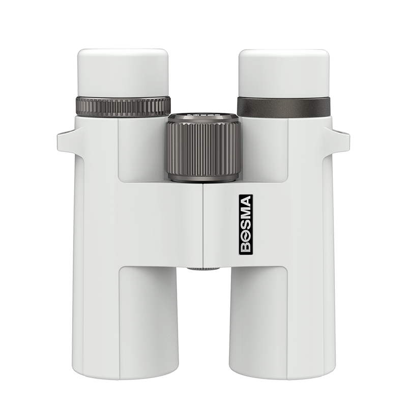 博冠BOSMA鹭系10X42炫彩双筒望远镜高倍高清非微光夜视户外观景观天演唱会 月牙白