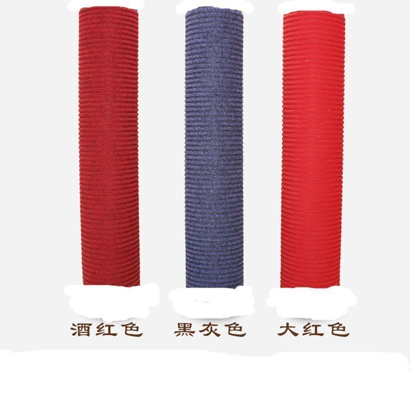 美帮汇入户地垫大口垫客厅进地毯厨房蹭土垫吸水防滑垫子可裁剪 特价条纹：大红色 特价条纹：98cm宽×130cm长度.