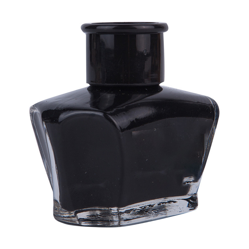 英雄黑色高级碳素墨水不堵钢笔水