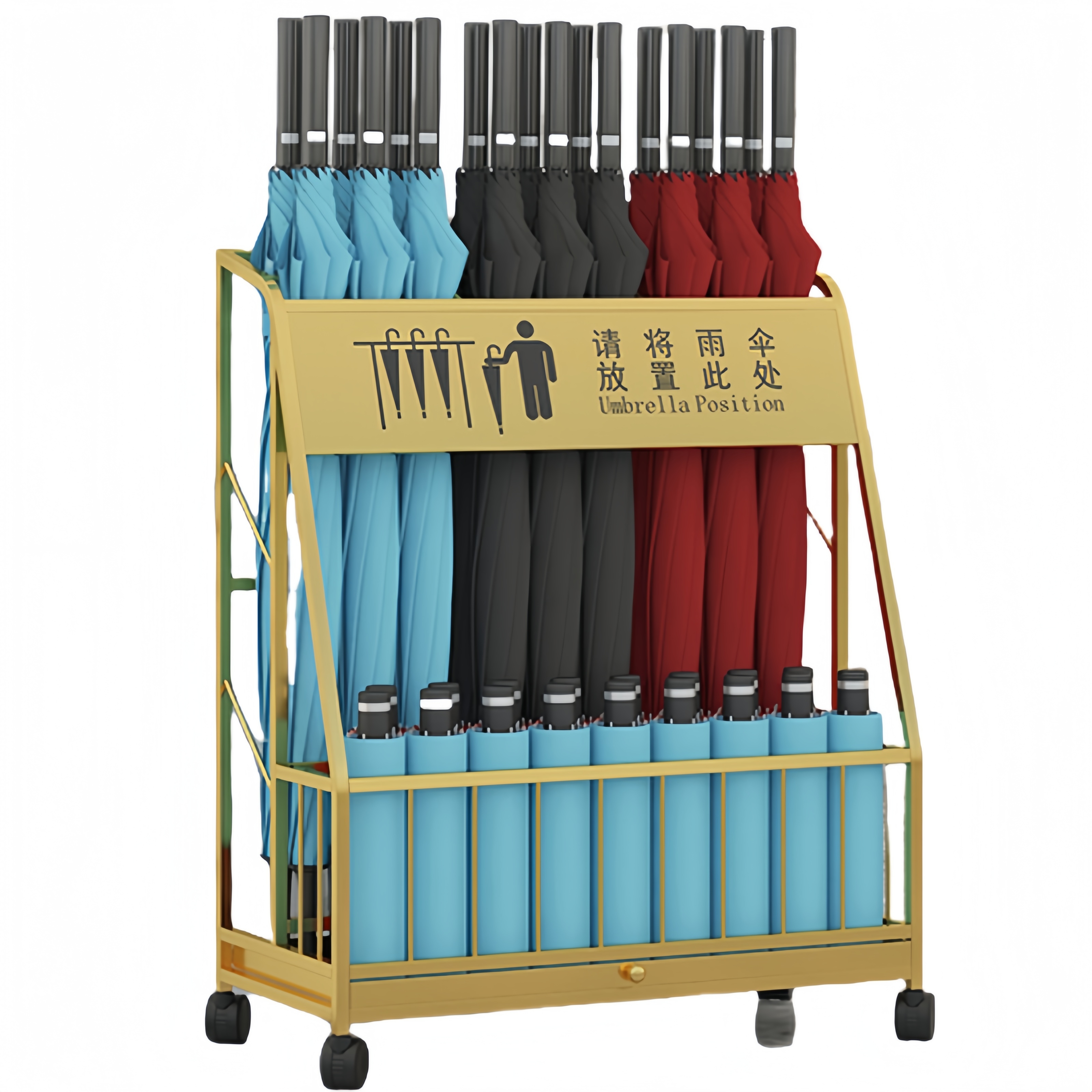 怡卓欧雨伞架雨伞收纳架个高清大图