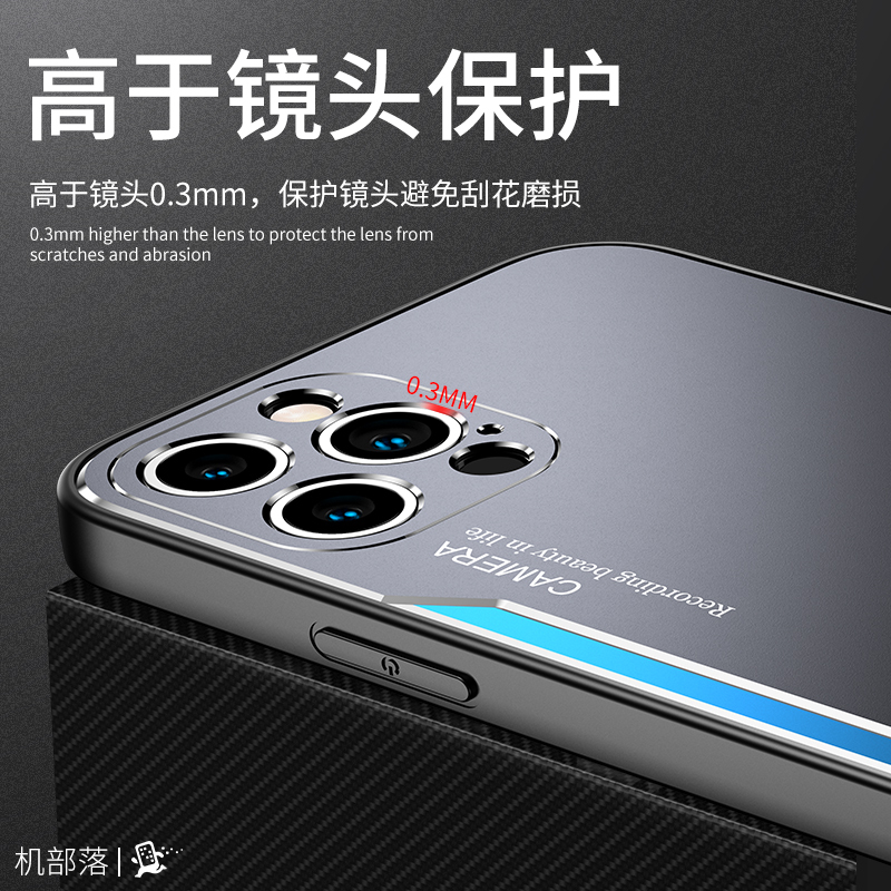 圣幻 iPhone11/12Pro/12mini/11Promax手机壳苹果11/12保护套摄相头全包创意刀锋金属防摔潮高清大图