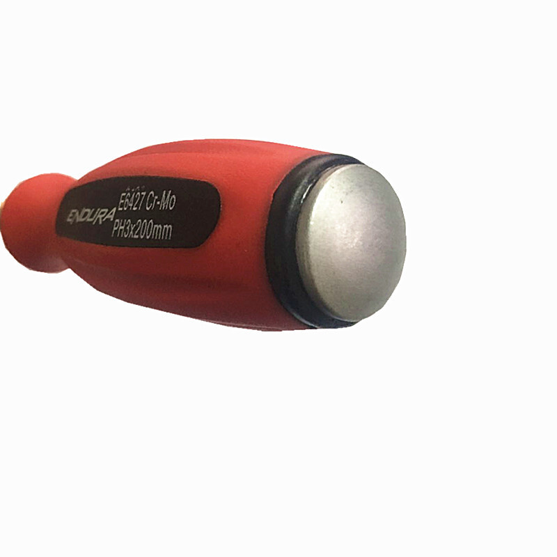 力易得(ENDURA)十字橡塑穿心螺丝批敲击螺丝刀起子改锥 PH2x150mm E6425