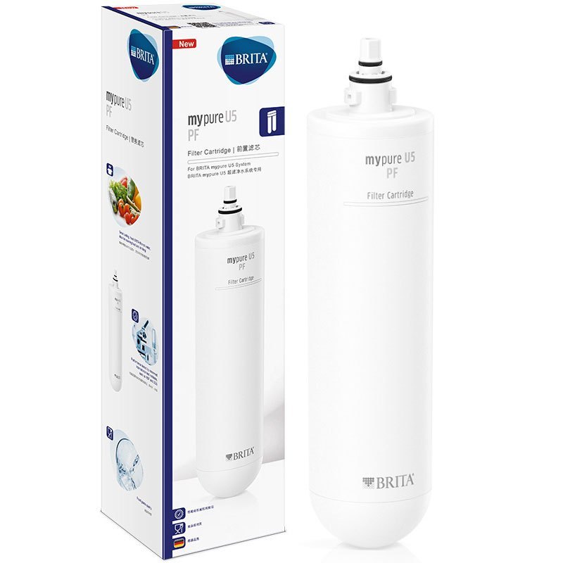 碧然德(BRITA)mypure U5净水器家用直饮超滤厨房过滤器PF前置滤芯高清大图