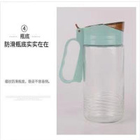 单只厨房玻璃油壶