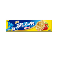 亿滋奥利奥(OREO) 夹心饼干 零食 金装草莓味97g