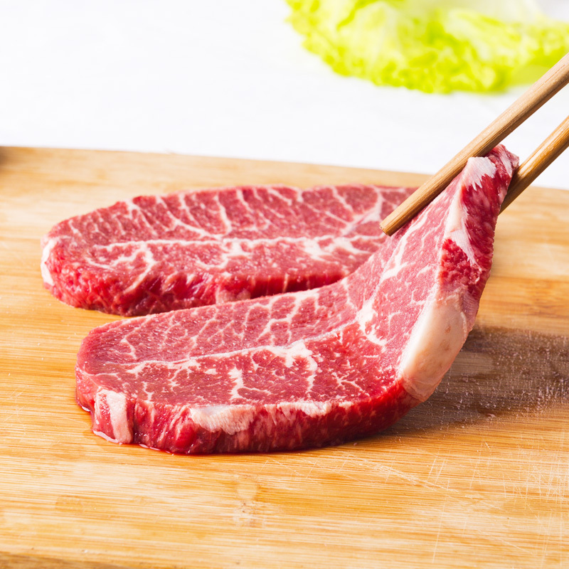 恋尚牛 澳洲谷饲M3 板腱牛排 200g 澳洲进口 谷饲原切 生鲜牛排