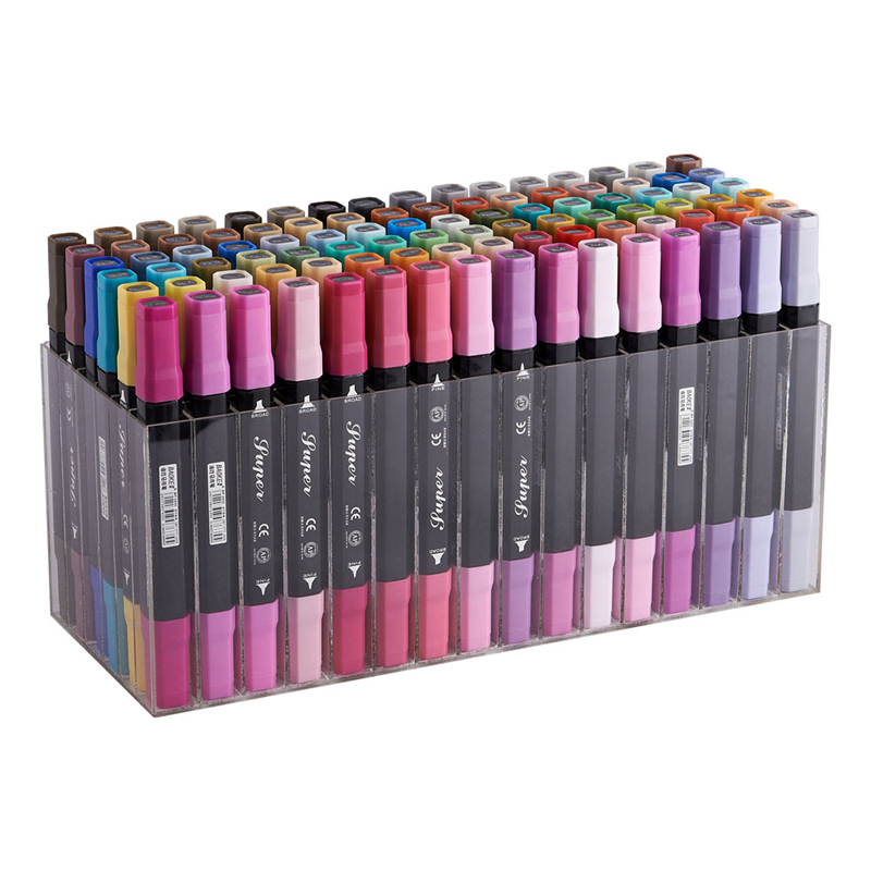 宝克baokemp2900120色双头油性马克笔120色120支套