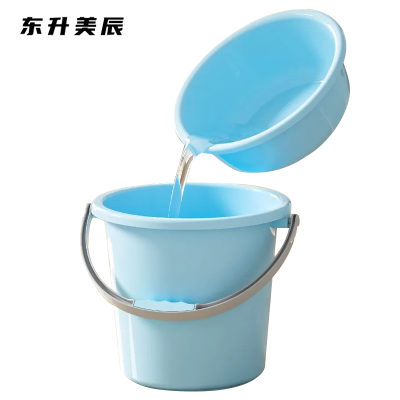 东升美辰 塑料盆塑料桶套装33cm DS-085 套高清大图