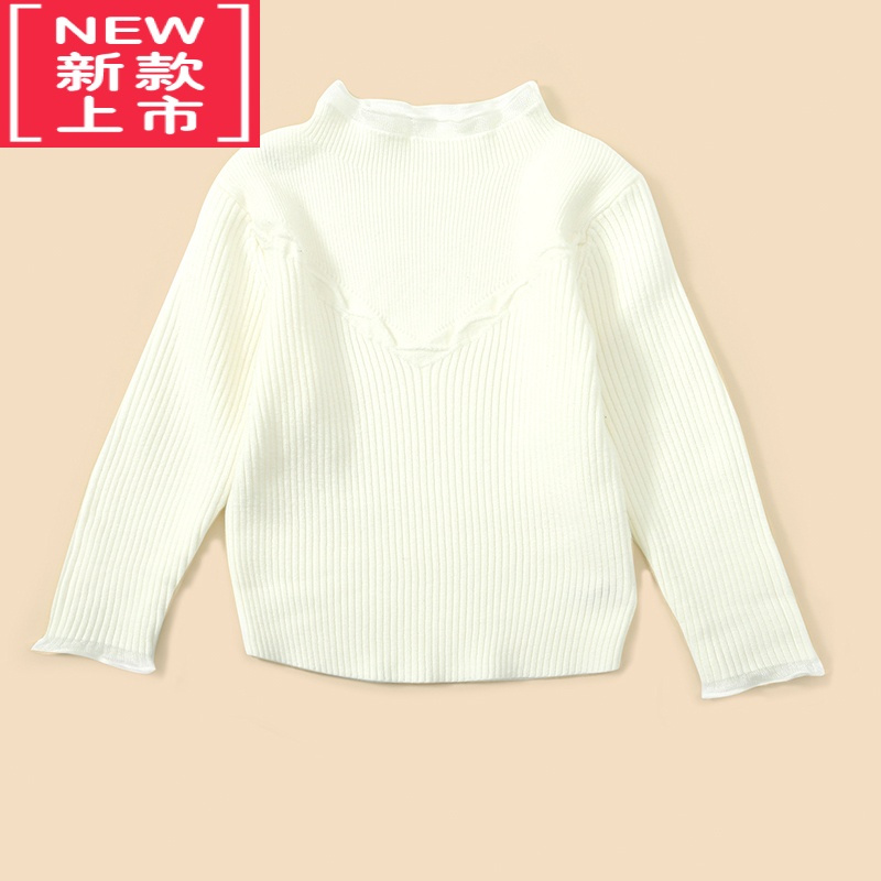 可莉允女童秋冬装套头毛衣2022新款女大童女孩秋韩版针织衫儿童加厚冬装