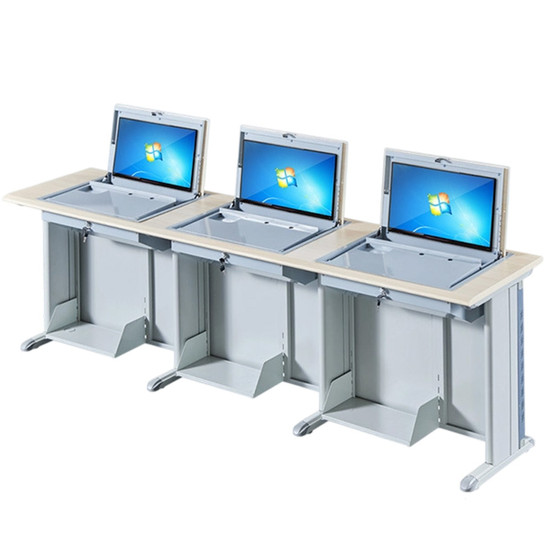 指臣电脑翻转桌三人张高清大图