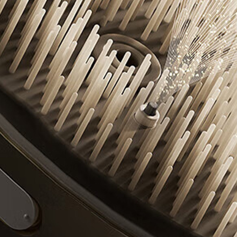 科西导液梳改善毛躁头发护理精油梳玫瑰金GS-EC1高清大图