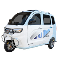 宝岛正品成人全封闭电动三轮锂电国标上牌油电两用日常代步电瓶车 纯电 实用款