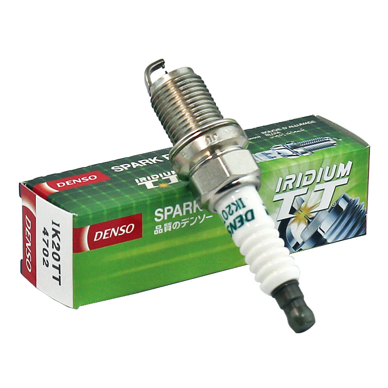 电装(DENSO)TT双铱金火花塞IK20TT适配飞度/锋范/雅阁/RAV4/景逸/科鲁兹/吉姆尼/凯美瑞(4支装)