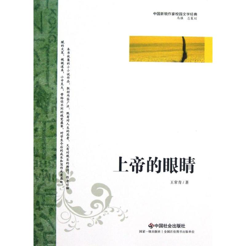 醉染图书上帝的眼睛/中国新锐作家校园文学经典9787508739199高清大图