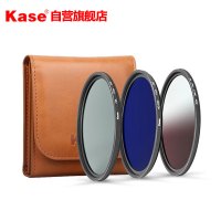 卡色(Kase)82mm圆形滤镜套装 CPL偏振镜+ND1000减光镜+GND1.2渐变灰镜+滤镜包微单单反相机镜头滤镜