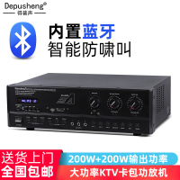 DEPUSHENG 得普声DS2000 专业卡包KTV功放机家庭音响双混响一键防啸叫