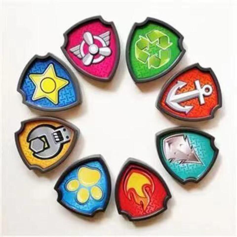 新款狗牌6块(活动中) 汪汪队玩具狗牌徽章莱德队长召唤器音乐平板旺旺