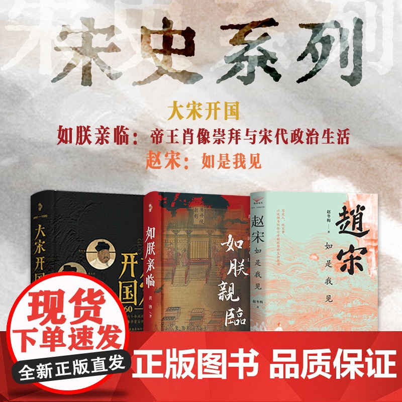 套装3册 宋史系列(大宋开国+如朕亲临+赵宋:如是我见)