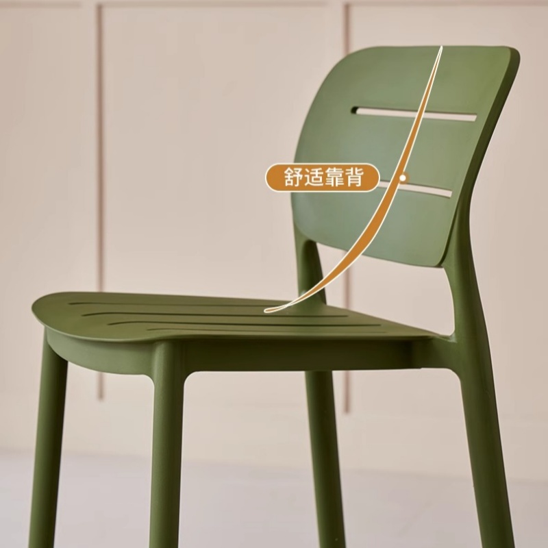 铭思达吧台椅塑料款把高清大图