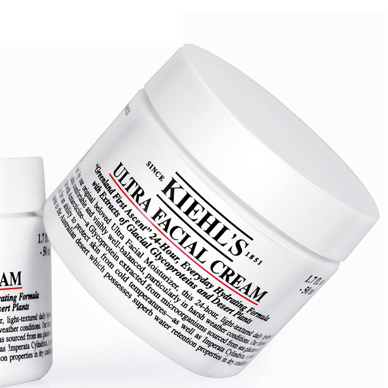 科颜氏(kiehl’s)金盏花洗面奶 爽肤水 高保湿面霜乳液 牛油果眼霜白泥面膜精华 提拉紧致高保湿面霜50ml