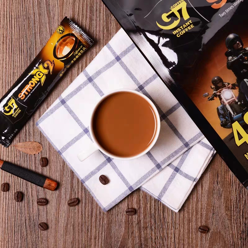 越南进口中原g7特浓咖啡浓郁香醇三合一速溶咖啡粉1200g48包正品