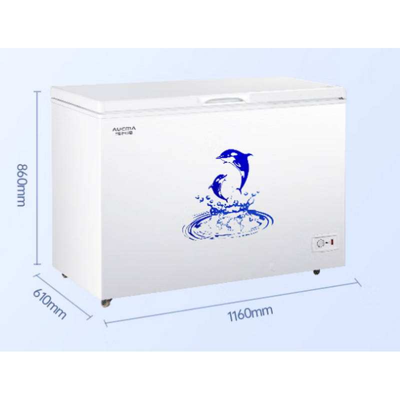 澳柯玛(AUCMA)308升低霜卧式商用家用冰柜 BC/BD-308HNE 单位:台